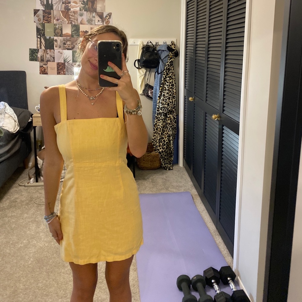 Yellow summer dress from Forever21